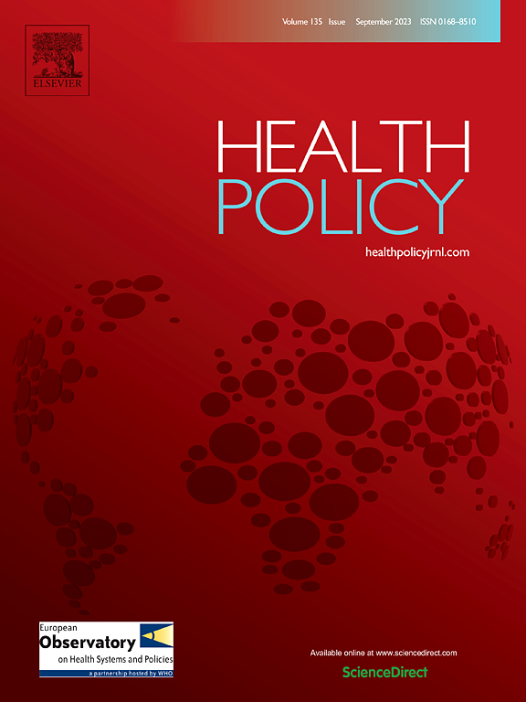 Go to journal home page - Health Policy